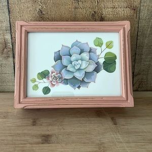 Handcrafted picture frame trinket box